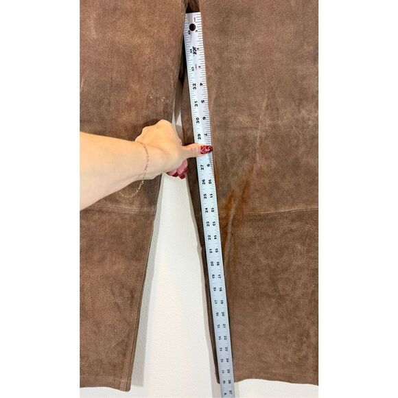 NWT Genuine Leather BlankNYC Lined Straight Wide Pants Women's Size 30 - Picture 13 of 14